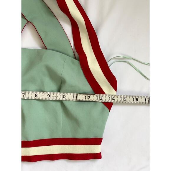 C/MEO Collective Pursue Crop Top Sleeveless XXS 00 Racerback Green Sporty - Picture 11 of 11